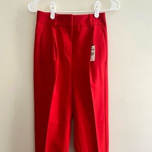 Band New, Red, High Waisted, Express Ankle Trousers